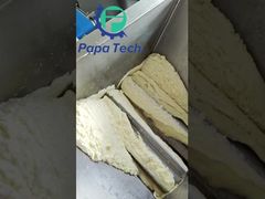 Mesin ekstruder P308 dengan pemotong ultrasonik untuk membuat cheese bar