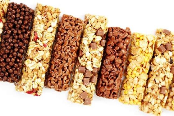 Harga yang bagus P401 Garis Produksi Bar Cereal Otomatis 200-300 kg/jam Mesin Membentuk Bar Cereal On line