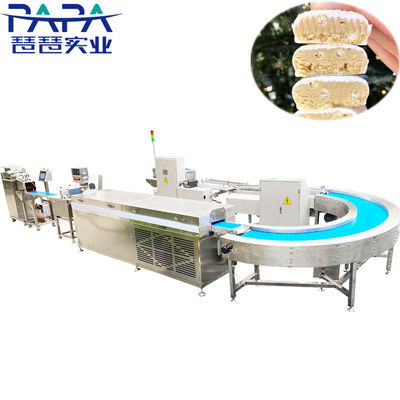 kualitas Lini Produksi Bar Cokelat Baja Rustless 120pcs/min-540pcs/min 6.5kw pabrik