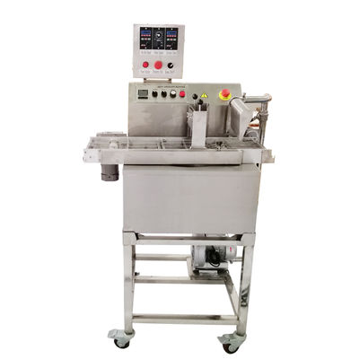 Harga yang bagus Ice Cream Mochi Chocolate Coating Machine | Automatic Enrobing Solution  on line