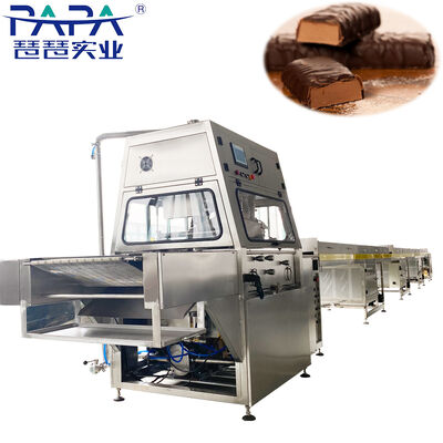 Harga yang bagus Granola Bar Chocolate Enrober Mesin Pendingin Peralatan Lapisan Terowongan on line