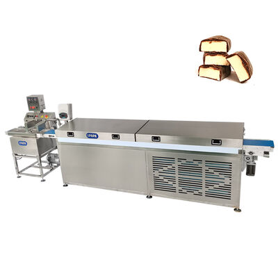 Harga yang bagus Chocolate Enrober Mesin stainless steel 304 220V Kapasitas fase tunggal on line