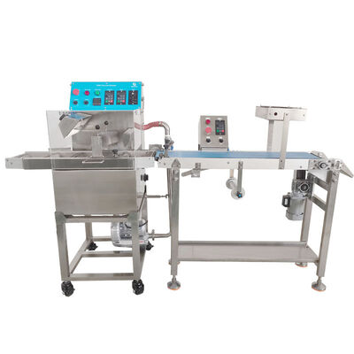 Harga yang bagus Mesin Pelapis Cokelat Stainless Steel 304 Kecepatan Tinggi Batangan Snack Mudah on line