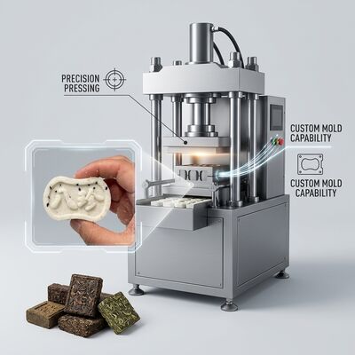 Harga yang bagus Compressed Herbal Tea Brick Making Hydraulic Press Machine Semi Otomatis on line
