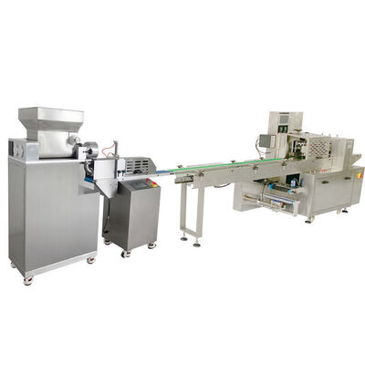 Harga yang bagus P307 Saline Bar Production Line 40-60 pcs per Minute Savory Protein Bar Extruder On line
